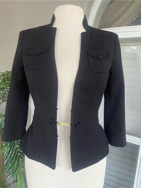 Women’s Black Structured Tailored Blazer